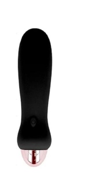 DOLCE VITA RECHARGEABLE VIBRATOR FIVE BLACK 7 SPEEDS