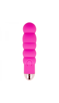 DOLCE VITA RECHARGEABLE VIBRATOR SIX PINK 7 SPEEDS