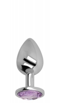 OHMAMA ANAL PLUG METAL VIOLET 9 CM 