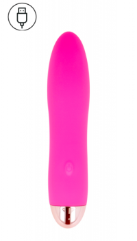 DOLCE VITA RECHARGEABLE VIBRATOR FOUR PINK 7 SPEED