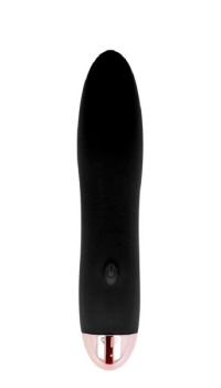 DOLCE VITA RECHARGEABLE VIBRATOR FOUR BLACK 7 SPEED