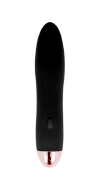 DOLCE VITA RECHARGEABLE VIBRATOR FOUR BLACK 7 SPEED