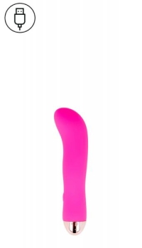 DOLCE VITA RECHARGEABLE VIBRATOR TWO PINK 7 SPEED