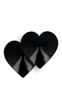 COQUETTE NIPPLE COVERS BLACK HEARTS