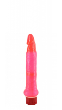 JELLY ANAL SLIM JIM VIBRATOR PINK