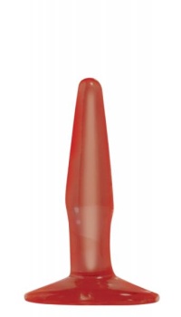 BASIX 4" MINI BUTT PLUG RED