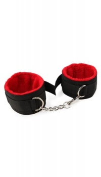 LUXURY CUFFS BLACK/RED