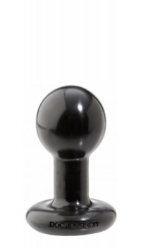 ROUND BUTTPLUG SMALL BLACK