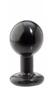 ROUND BUTTPLUG MEDIUM BLACK