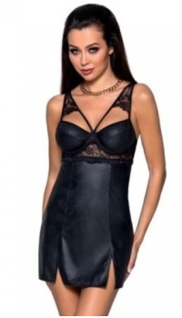 PSN LOONA CHEMISE BLACK