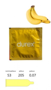 DUREX PLEASURE FRUITS 1TK BANAAN