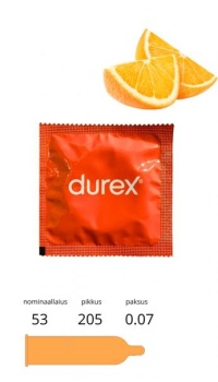 DUREX PLEASURE FRUITS 1TK APELSIN