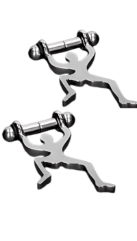 CLIMBING MAN MAGNETIC NIPPLE CLAMPS