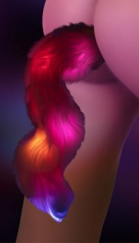 LED UNICORN TAIL PINK