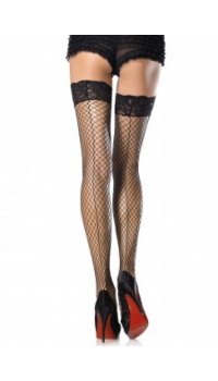 STAY-UP LACE TOP THIGH HIGHS OS