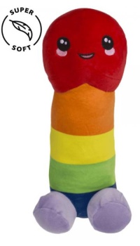 CUTE RAINBOW PENIS PLUSHIE 30cm
