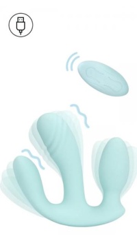 THREE-IN-ONE LIQUID SILICONE VIBRATOR
