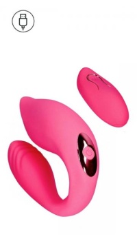 COUPLE TOY WITH REMOTE CONTROL - WILD STRAWBERRY