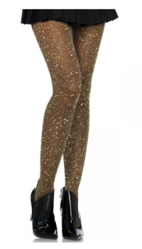 LUREX SHIMMER SHEER PANTYHOSE O/S