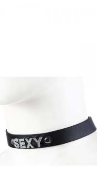 CHOKER "SEXY" BLACK