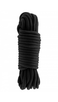 BONDAGE ROPE 10 METER BLACK