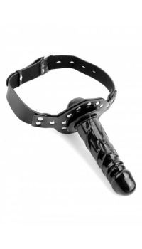 FF BALL GAG WITH DILDO BLACK