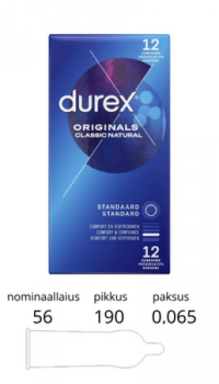 DUREX CLASSIC NATURAL 12 PCS
