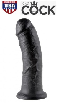 KING COCK 8 INCH BLACK