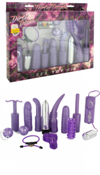 DIRTY DOZEN SEX TOY KIT PURPLE