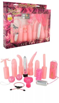 DIRTY DOZEN SEX TOY KIT PINK