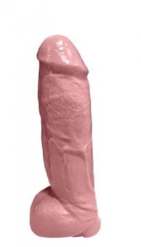 DONG WITH BALLS - MY LORD - FLESH - 21.5 CM. (8.5 INCH)
