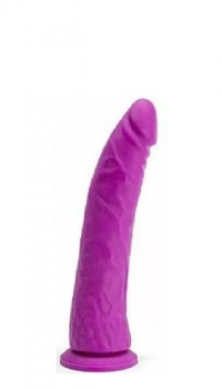 COLOURS PLEASURES - THIN 8" DILDO PURPLE