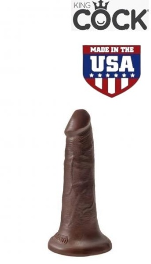 KING COCK 5 INCH BROWN