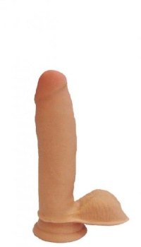 GET REAL DUAL DENSITY DILDO 7"