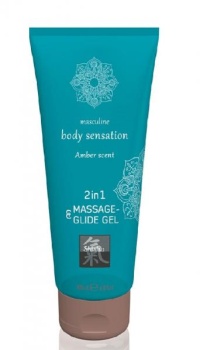 MASSAGE & GLIDE GEL 2IN1 AMBER