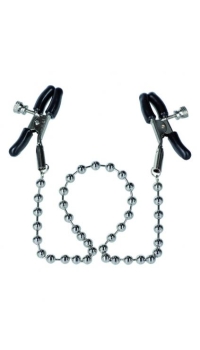 SILVER BEADED NIPPLE CLAMPS