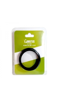 BRUTUS FLAT SLICK SILICONE COCK RING 55MM