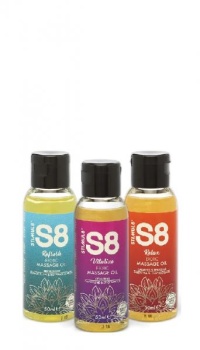 S8 EROTIC MASSAGE OIL BOX 3x 50ML