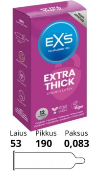 EXS EXTRA SAFE CONDOM 12TK.