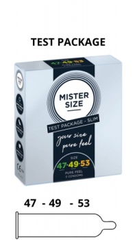 MISTER SIZE SLIM TEST PACKAGE 47-49-53