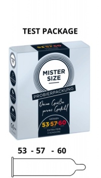 MISTER SIZE MEDIUM TEST PACKAGE 53-57-60