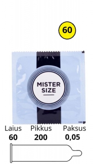 MISTER SIZE 60MM 1TK.