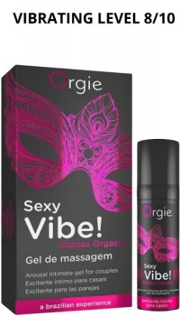 ORGIE SEXY VIBE! INTENSE ORGASM  LIQUID VIBATOR– lvl 8 – 15ml