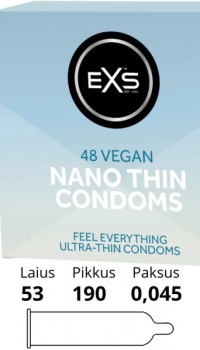 EXS NANO THIN CONDOMS 48 TK