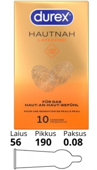 DUREX NO LATEX CONDOMS 10 PCS