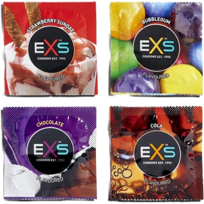 EXS MIXED FLAVOURED CONDOMS 12 TK.