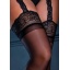 SATIN STOCKINGS WITH GARTERBELT 