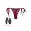 REMOTE CONTROL LACE THONG SET RED