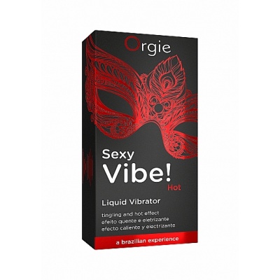 ORGIE SEXY VIBE! HOT LIQUID VIBRATOR – lvl 8 – 15ml