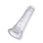 KING COCK 8 INCH COCK TRANSPARENT